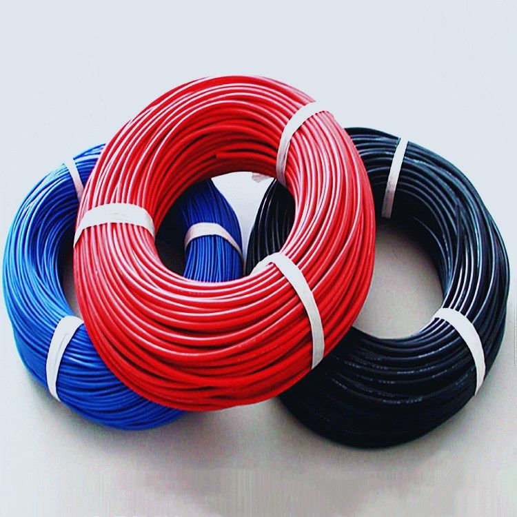 航模 鋰電池線特軟硅膠線10awg國標6平方高溫電線可裁線上錫